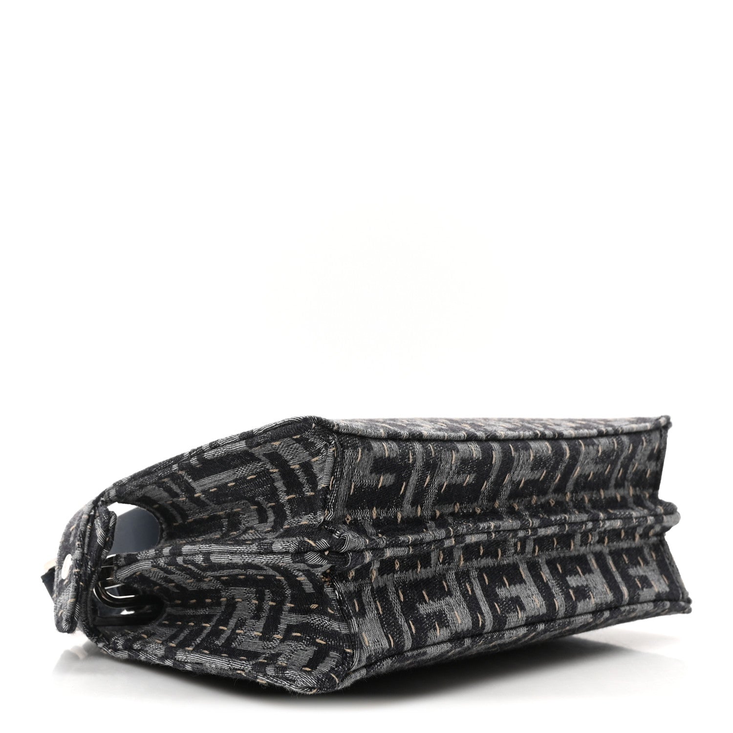 FENDI　バッグ Fendi Chenille Vitello Seta FF Peekaboo I See U X Cross Satchel