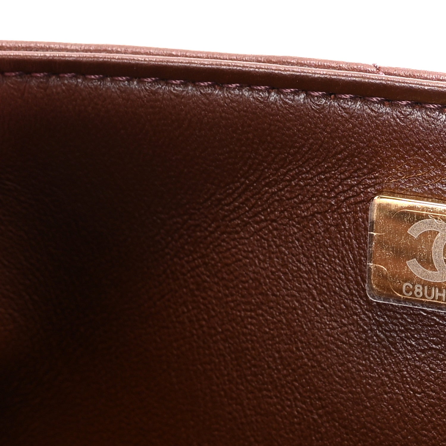 Chanel Shearling Lambskin Quilted Furry Coco Flap Beige Dark Brown 7 of 11