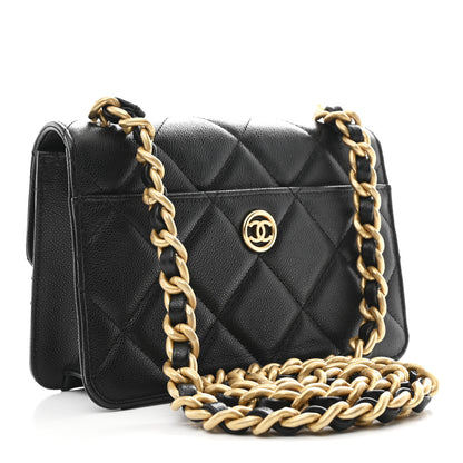Chanel Shiny Caviar Quilted Small Flap Black 3 of 11