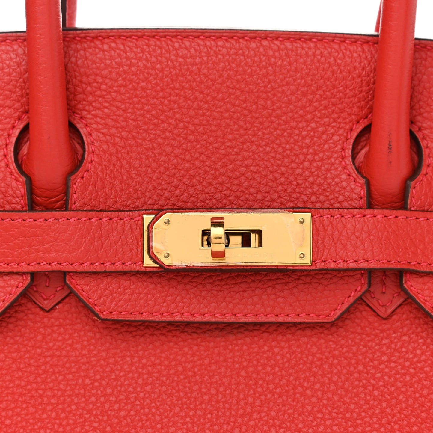 Togo Birkin 30 Rouge Casaque