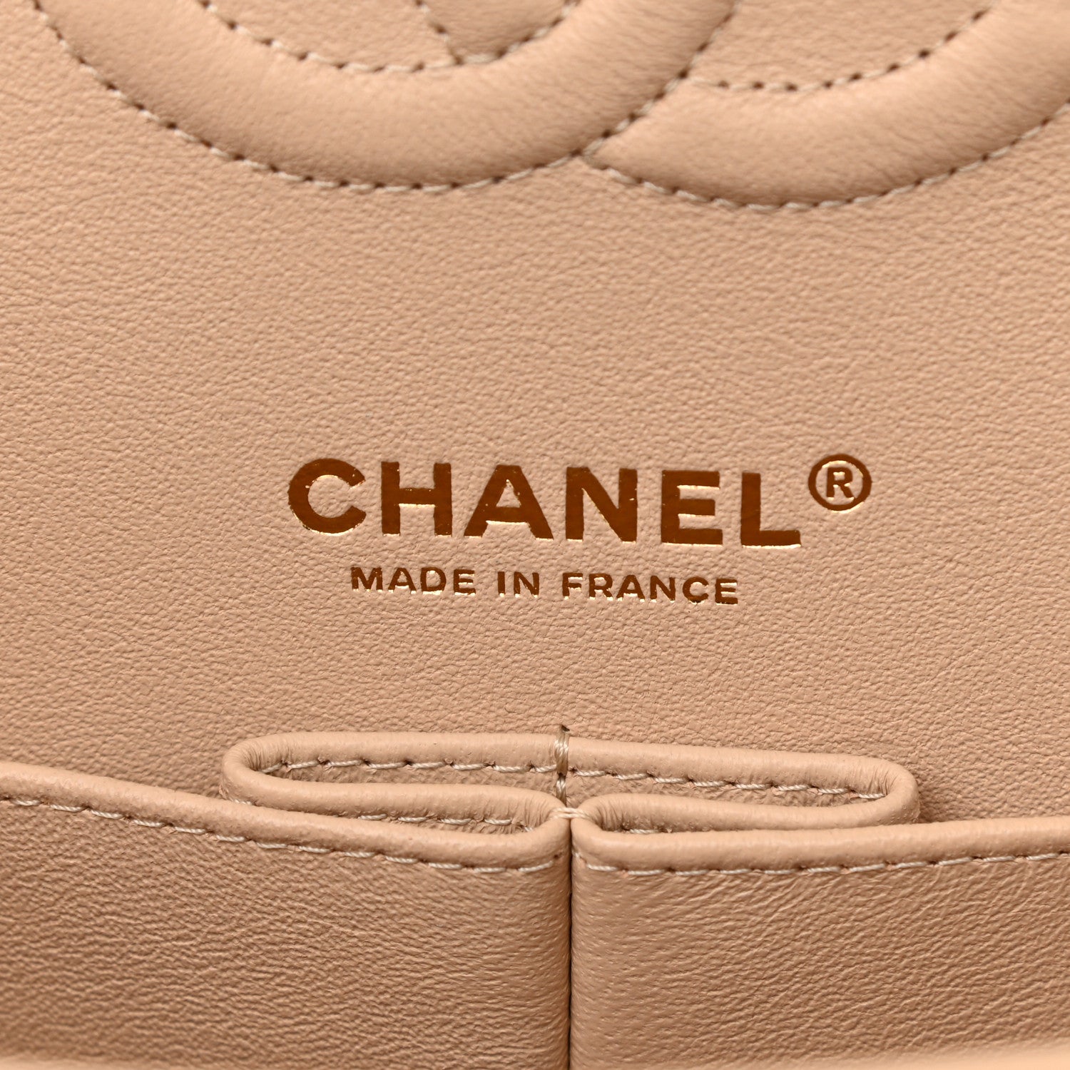 Chanel Caviar Quilted Medium Double Flap Beige Clair 6 of 11