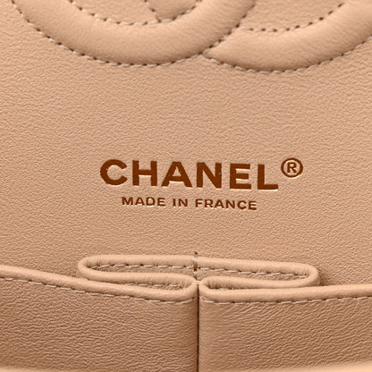 Chanel Caviar Quilted Medium Double Flap Beige Clair 6 of 11