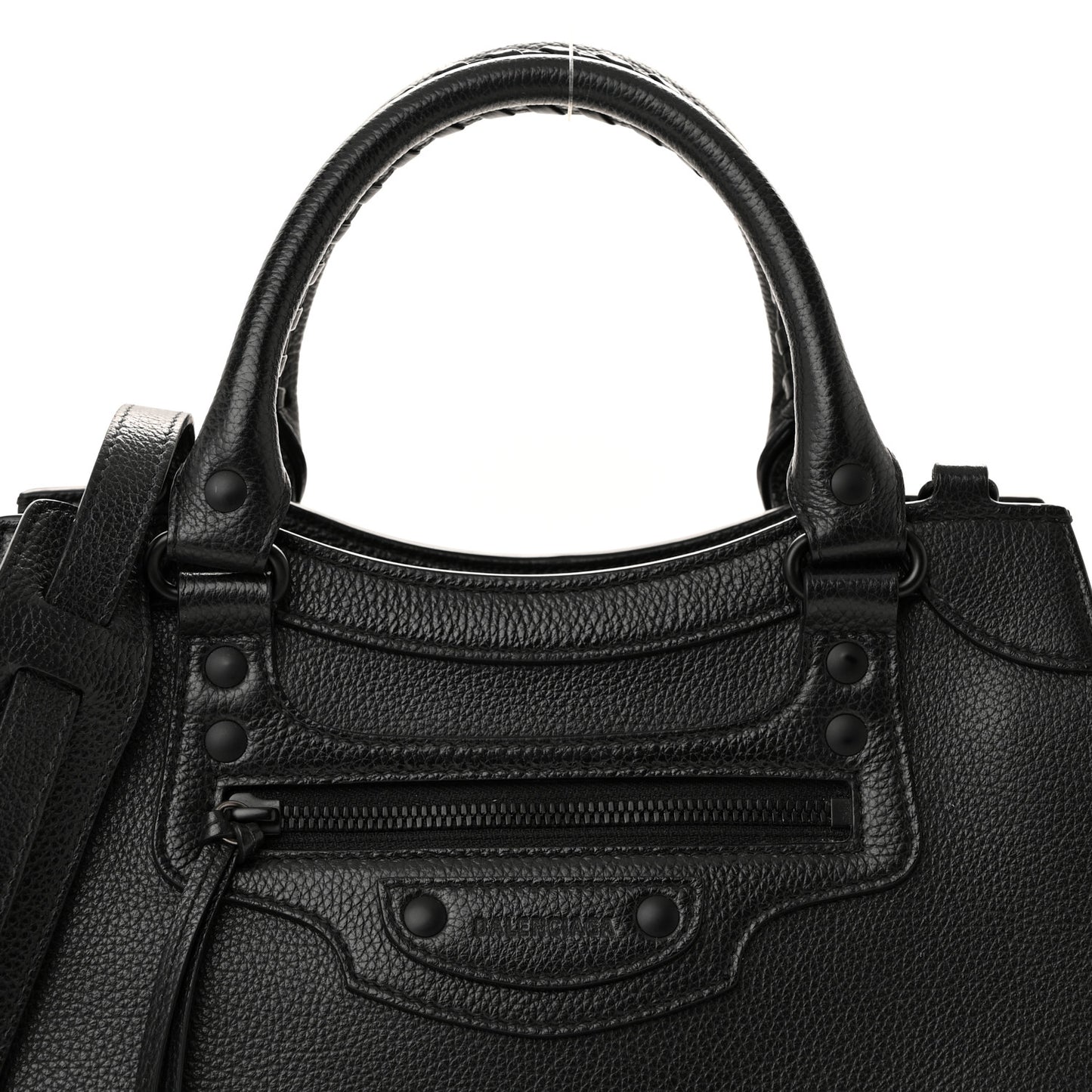 Grained Calfskin Neo Classic Black Hardware S City Black