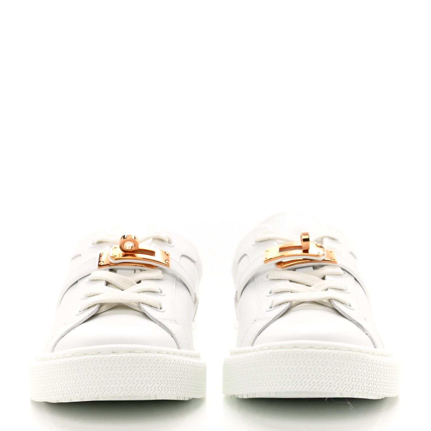Hermes Calfskin Day Sneakers 36.5 White 2 of 8