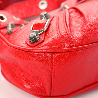 Balenciaga Agneau Arena Le Cagole Shoulder Bag XS Bright Red 7 of 13