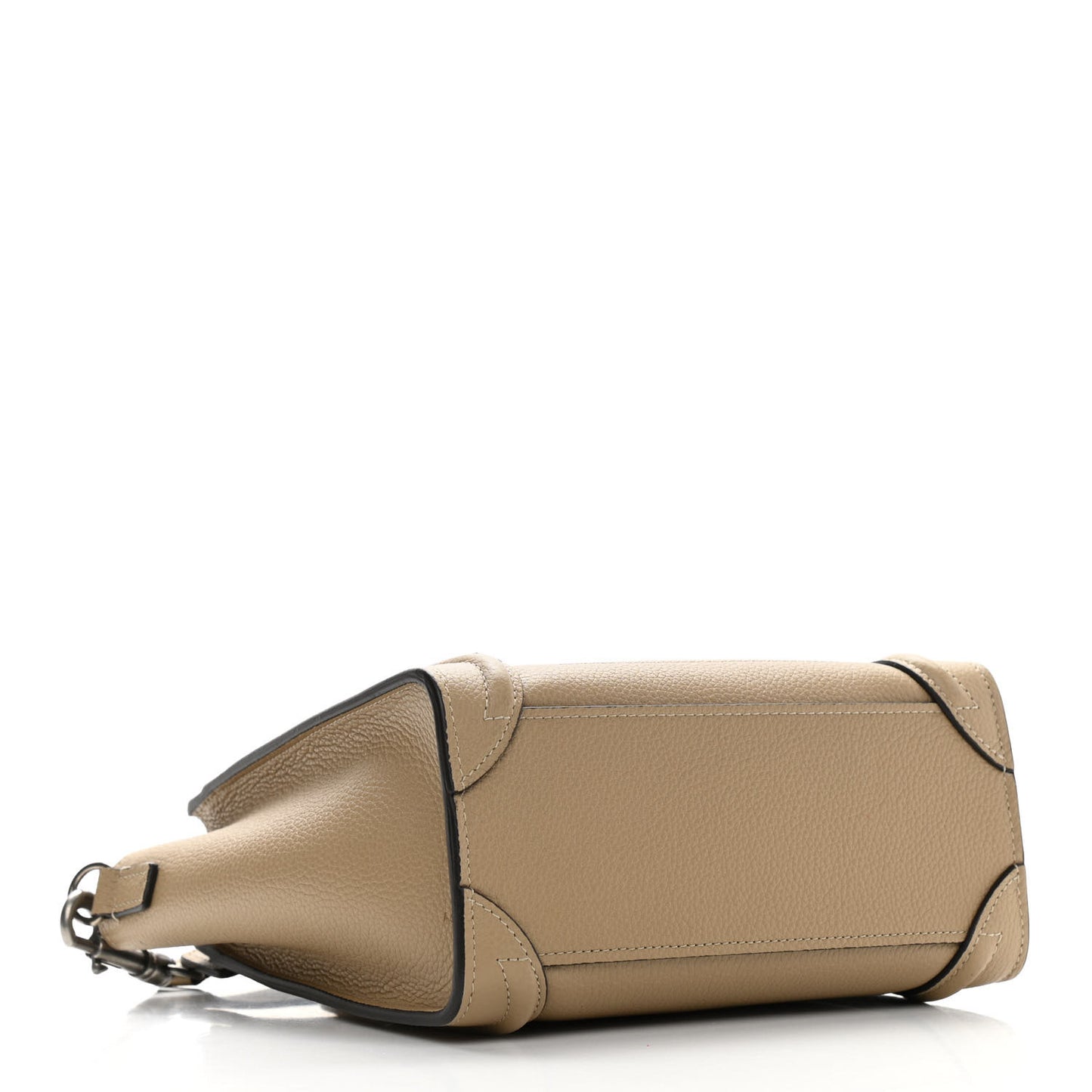 Drummed Calfskin Nano Luggage Dune