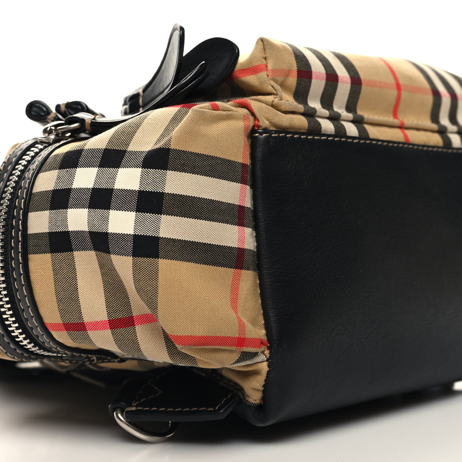 Burberry Vintage Check Small Rucksack Backpack Antique Yellow 8 of 9