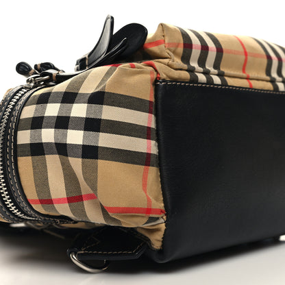 Burberry Vintage Check Small Rucksack Backpack Antique Yellow 8 of 9