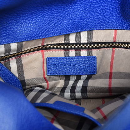Burberry Grainy Calfskin Medium Baynard Tote Brilliant Blue 6 of 9