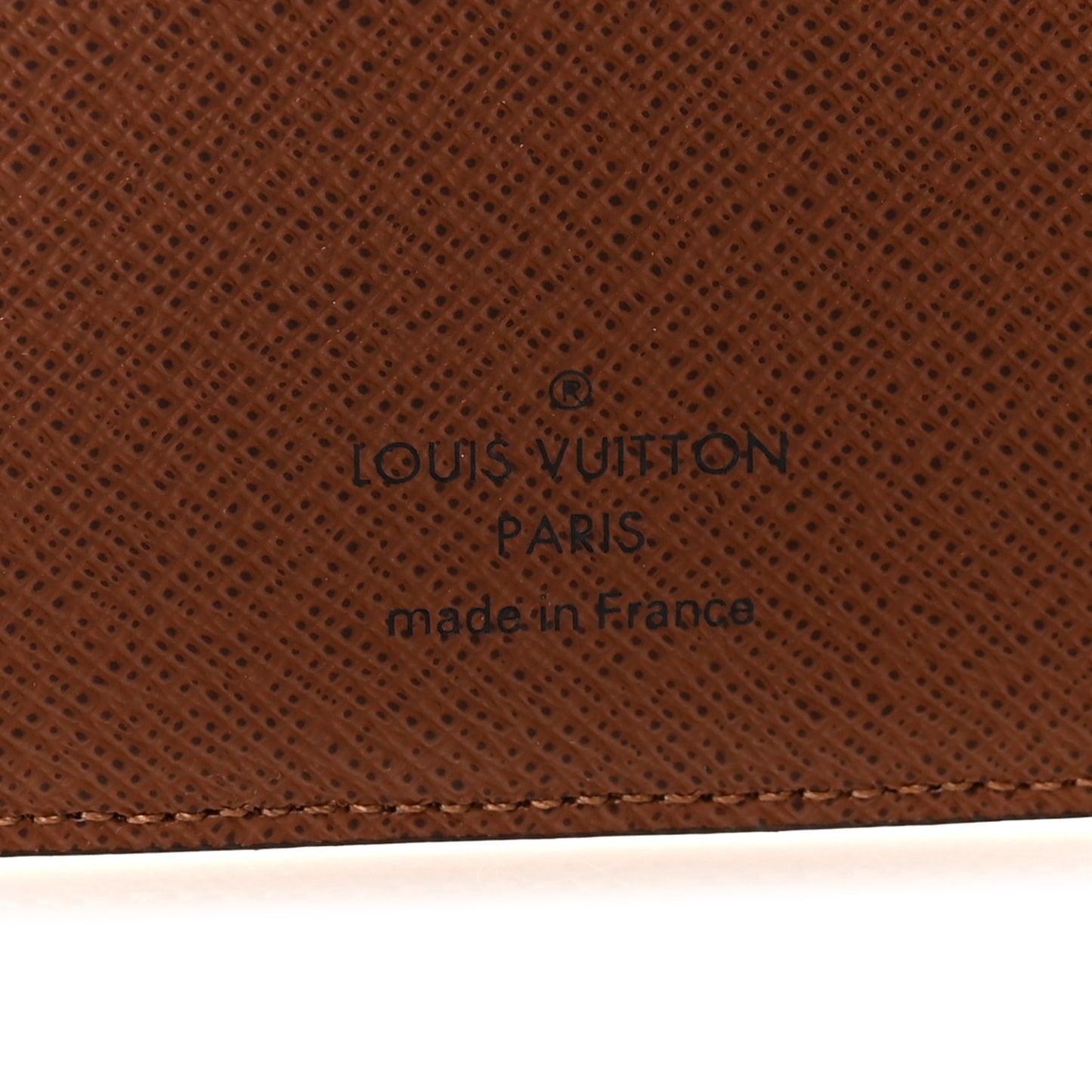 Monogram Desk Agenda Cover