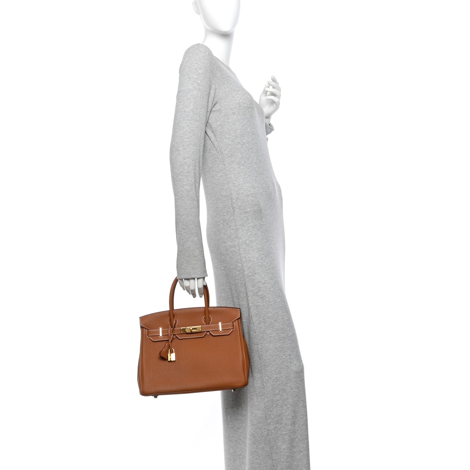 Hermes Togo Birkin 30 Gold 3 of 11