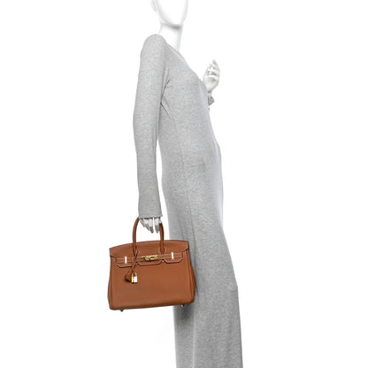 Hermes Togo Birkin 30 Gold 3 of 11