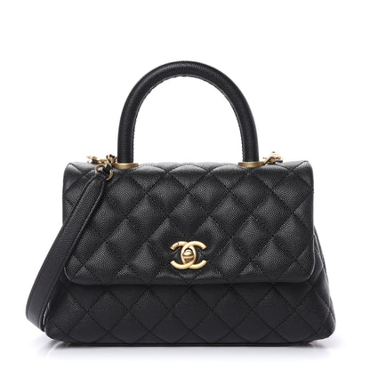 Chanel Caviar Quilted Mini Coco Handle Flap Black 1 of 9