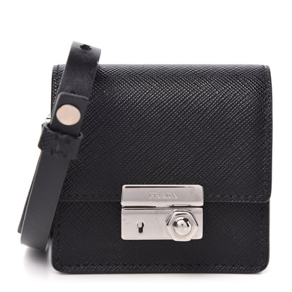 Prada Saffiano Lock Case Black 1 of 8