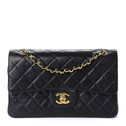 Chanel Lambskin Quilted Small Double Flap Black 1 of 11