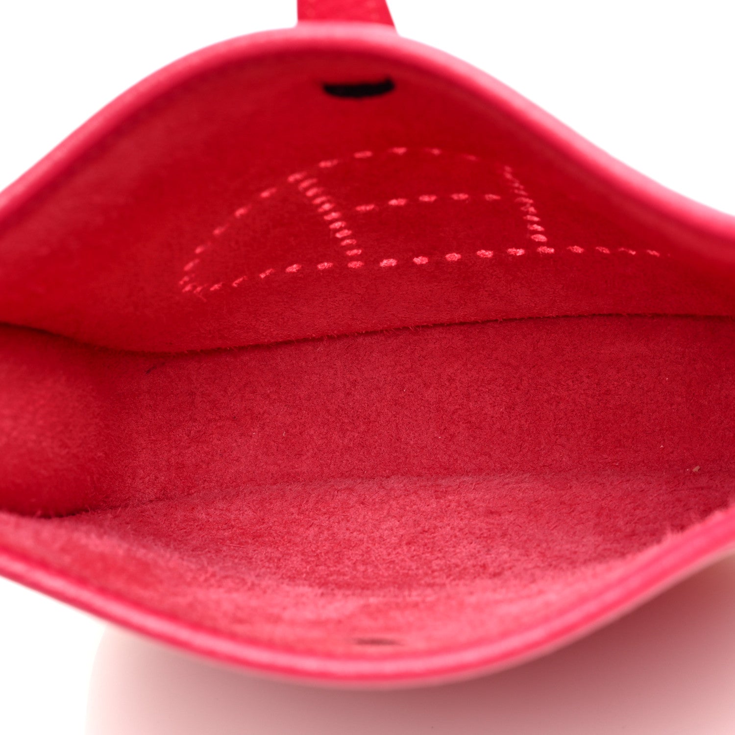 Hermes Taurillon Clemence Flipperball Sangle Evelyne TPM Framboise 5 of 10