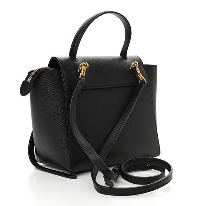 Celine Grained Calfskin Nano Belt Bag Black 3 of 10