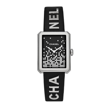 Chanel Stainless Steel Calfskin 27mm Boy-Friend Wanted de Chanel Quartz Watch Black 1 of 5