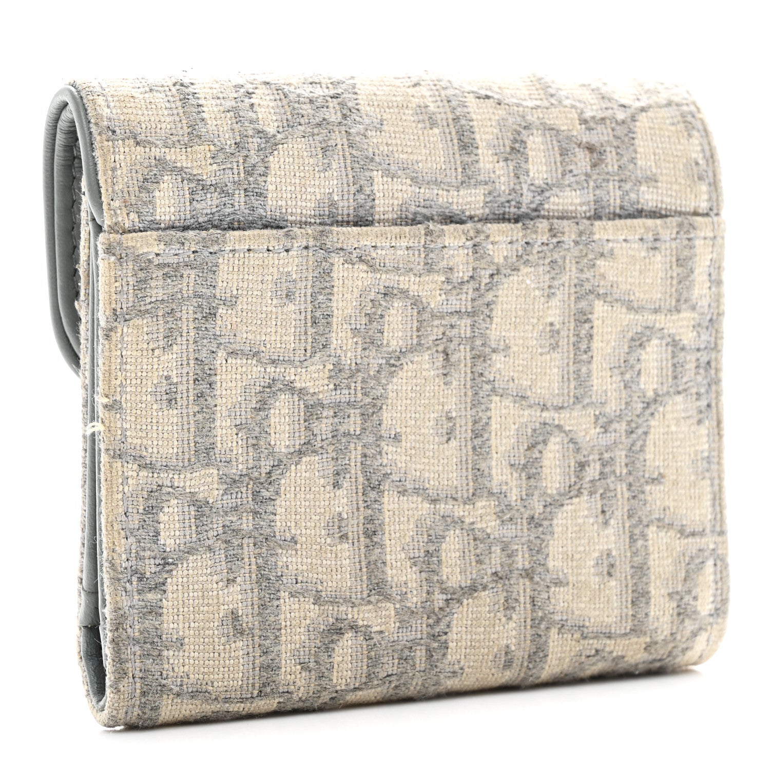 Christian Dior Oblique Saddle Lotus Wallet Grey 1833566 – FASHIONPHILE