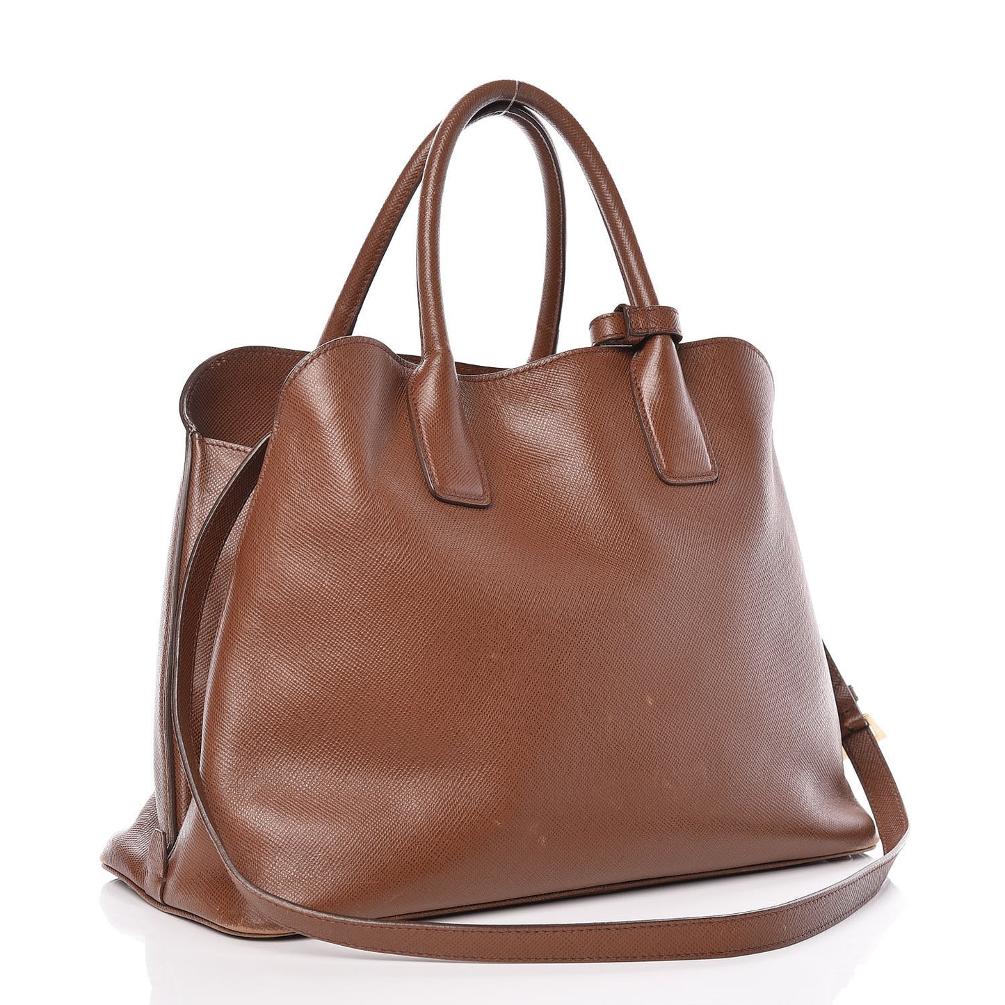 Saffiano Cuir Open Promenade Tote Palissandro