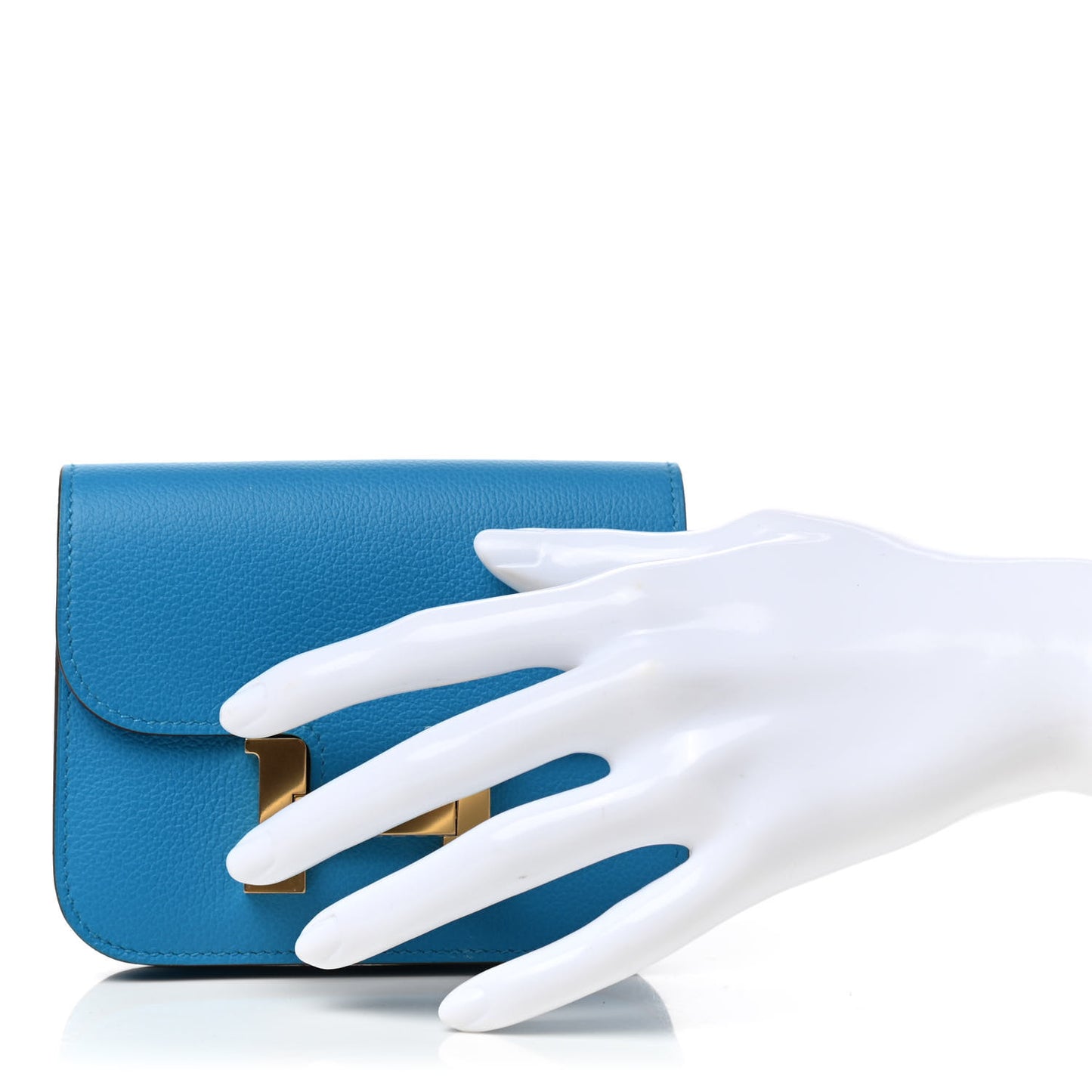 Evercolor Bi-Color Constance Slim Wallet Bleu Frida Rose Mexico