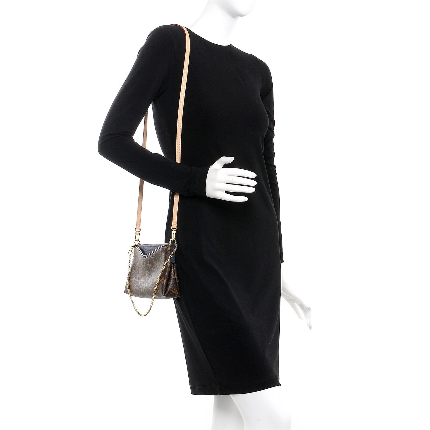 Monogram Pallas Clutch Blue Marine