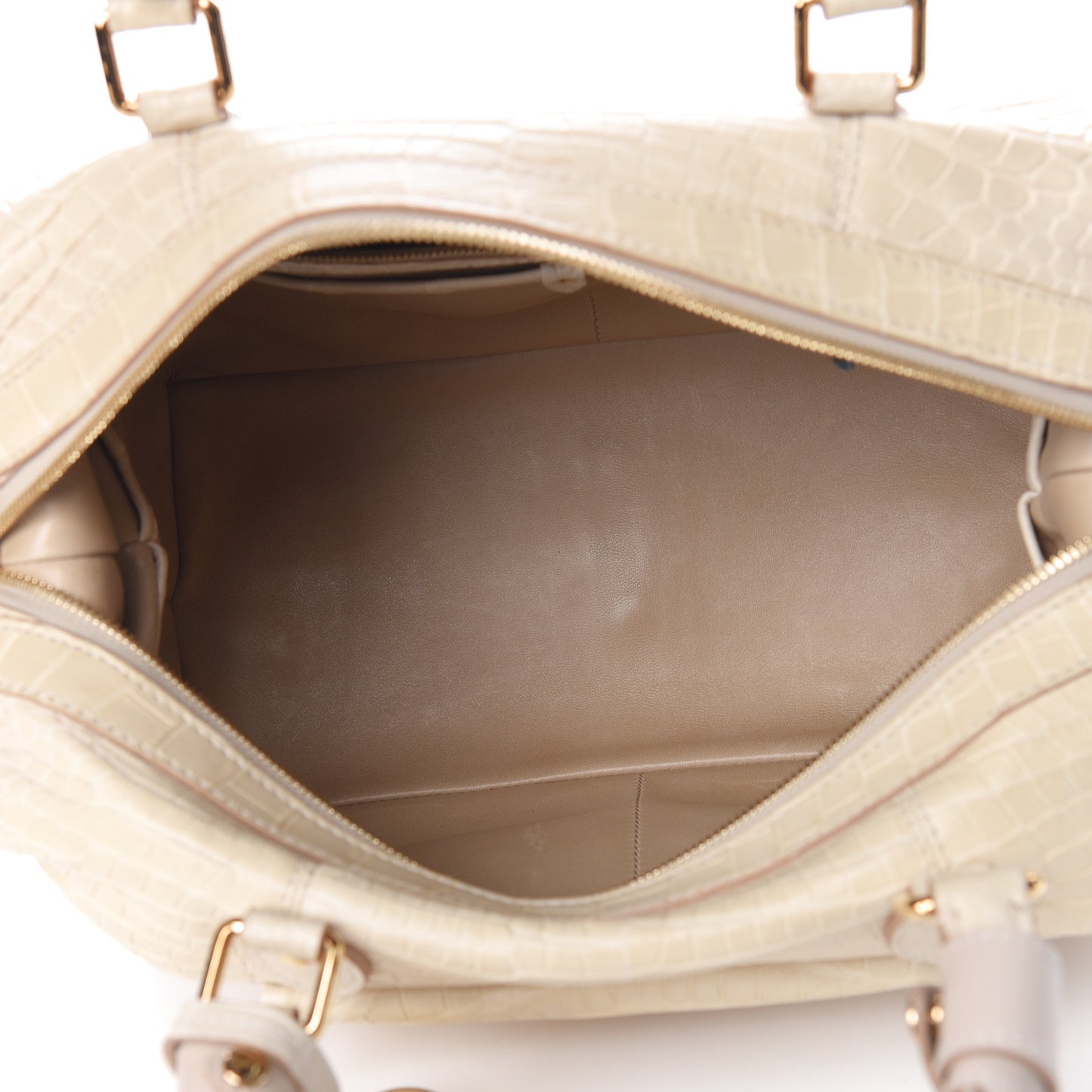 Crocodile Sac Louis Beige