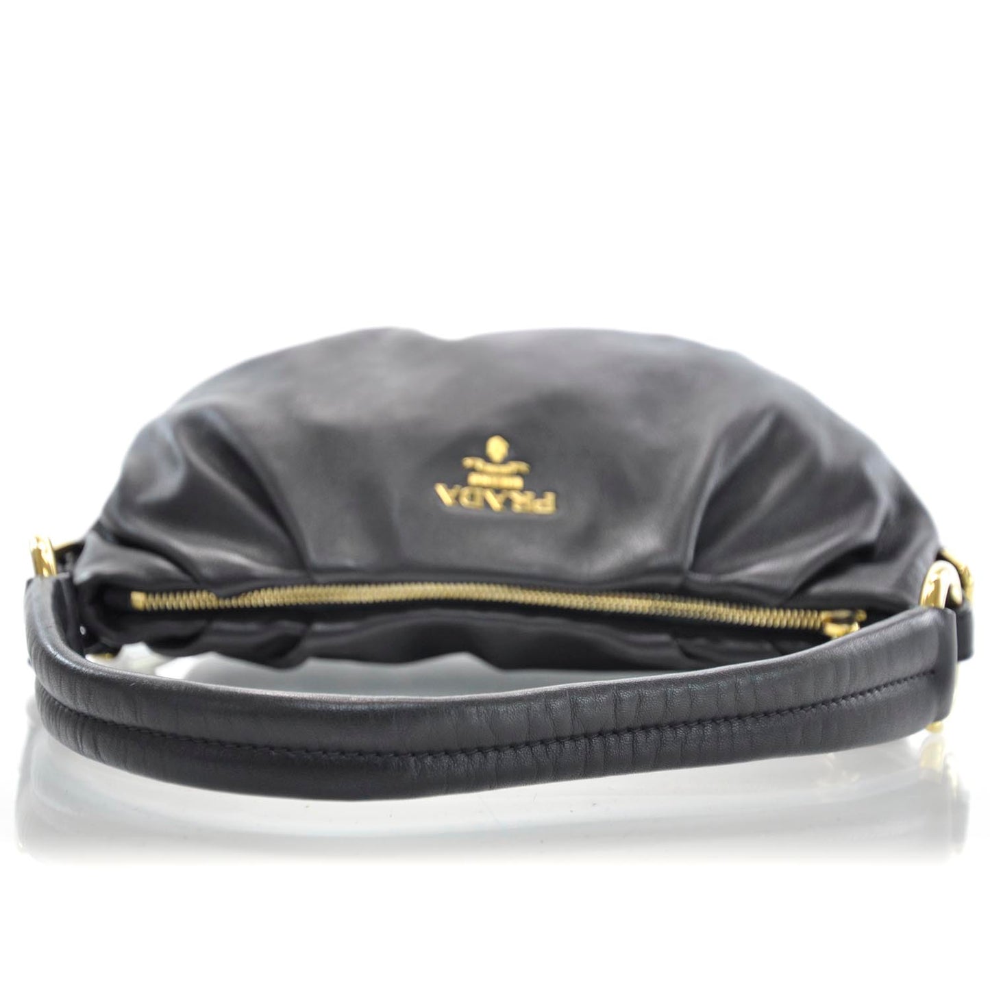 Leather Hobo Nero Black