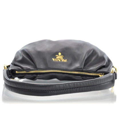 Prada Leather Hobo Nero Black 5 of 10