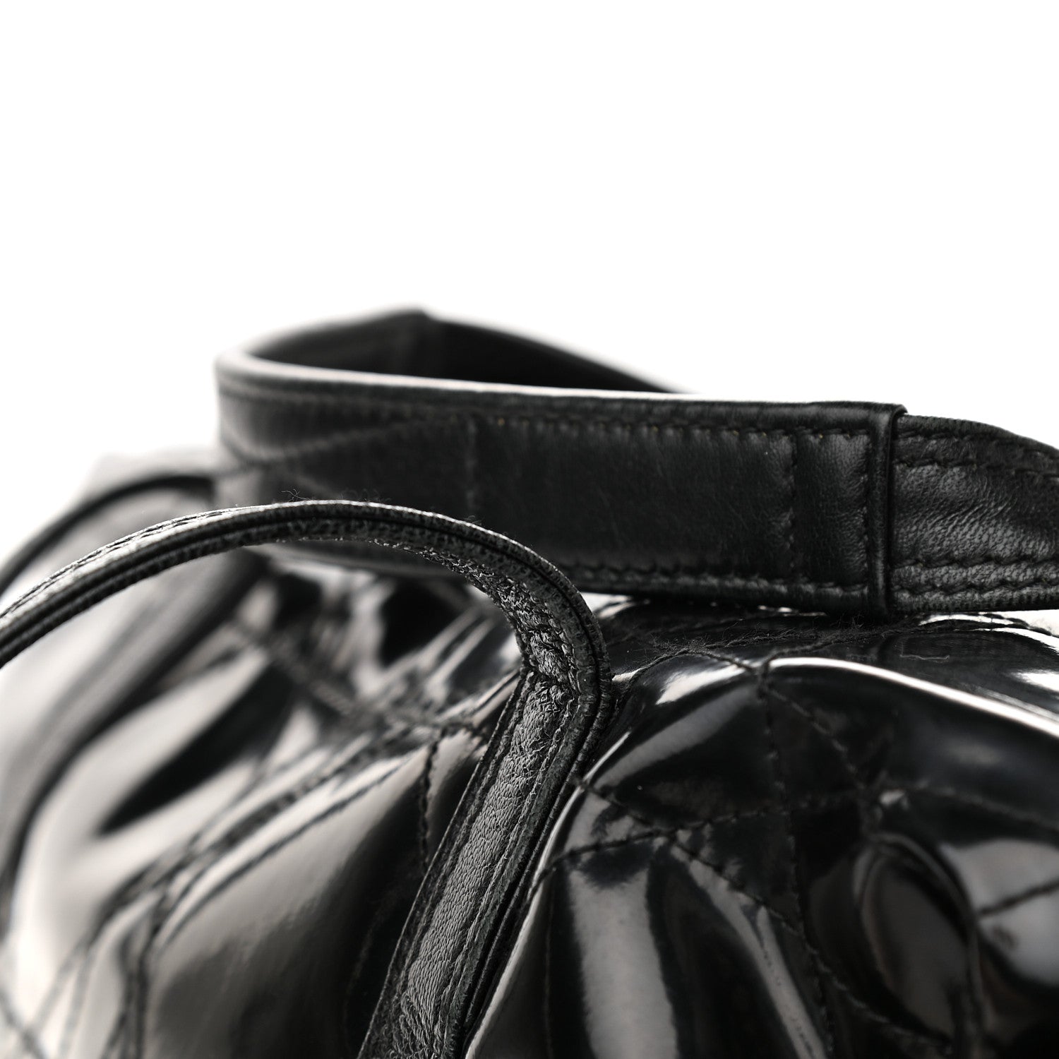 Christian Dior Vinyl Cannage Duffle Black 11 of 11