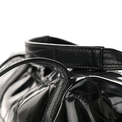 Christian Dior Vinyl Cannage Duffle Black 11 of 11