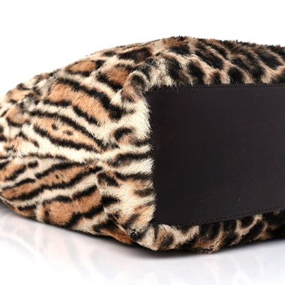 Saint Laurent Leopard Calf Hair Tote 7 of 8