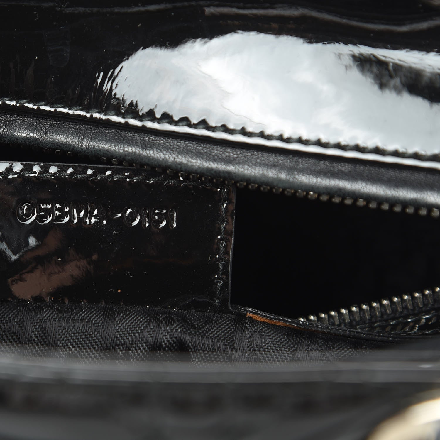 Christian Dior Patent Cannage Large Lady Dior Black 7 of 12