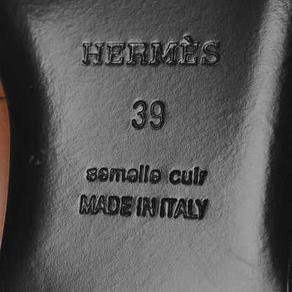 Hermes Heritage Calfskin Oz Mules 39 Naturel 8 of 13