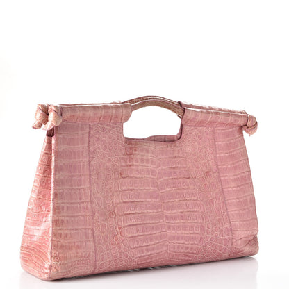 Nancy Gonzalez Crocodile Tote Pink 3 of 13