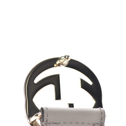 Gucci Moon Calfskin Interlocking G 37mm Belt 85 34 Storm Grey 4 of 6