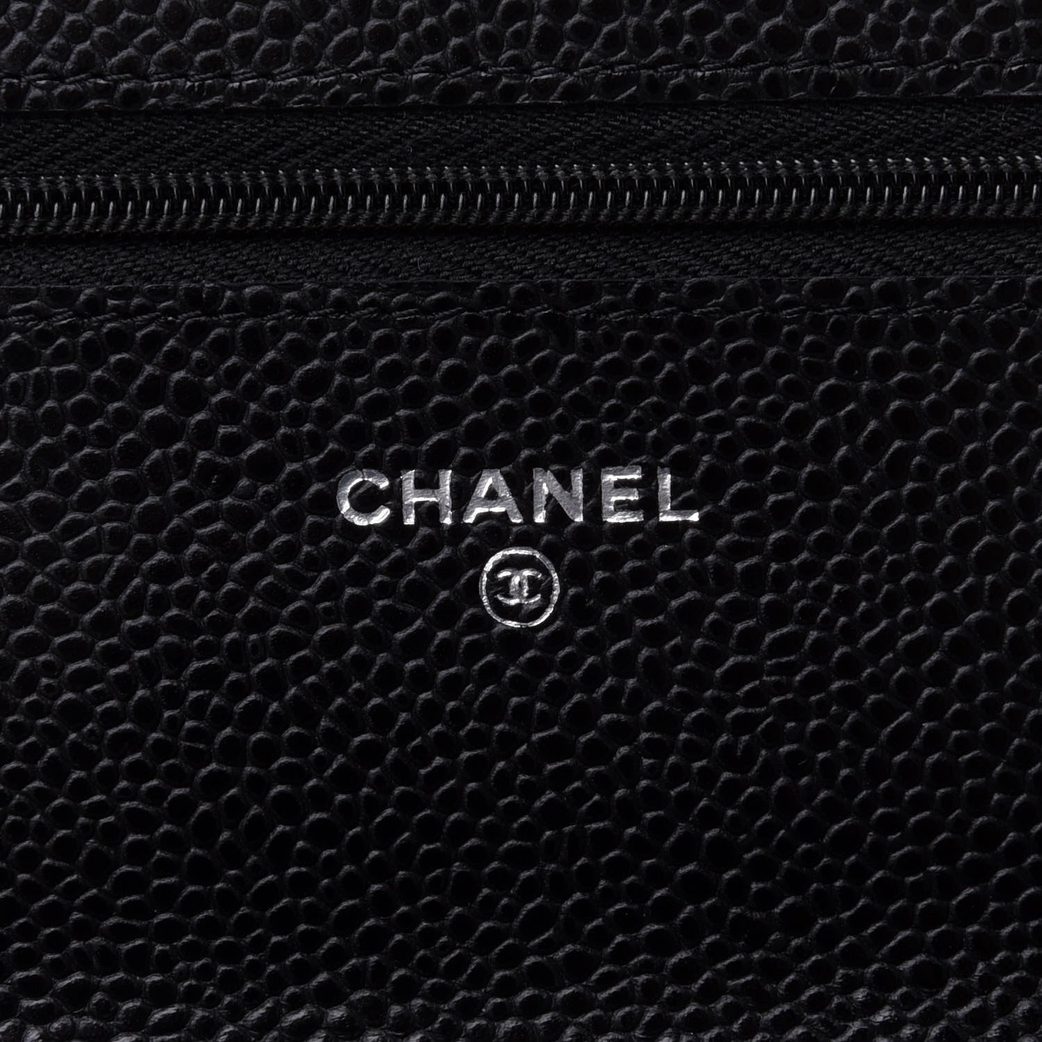 Chanel Caviar Quilted Wallet On Chain WOC Black 8 of 12