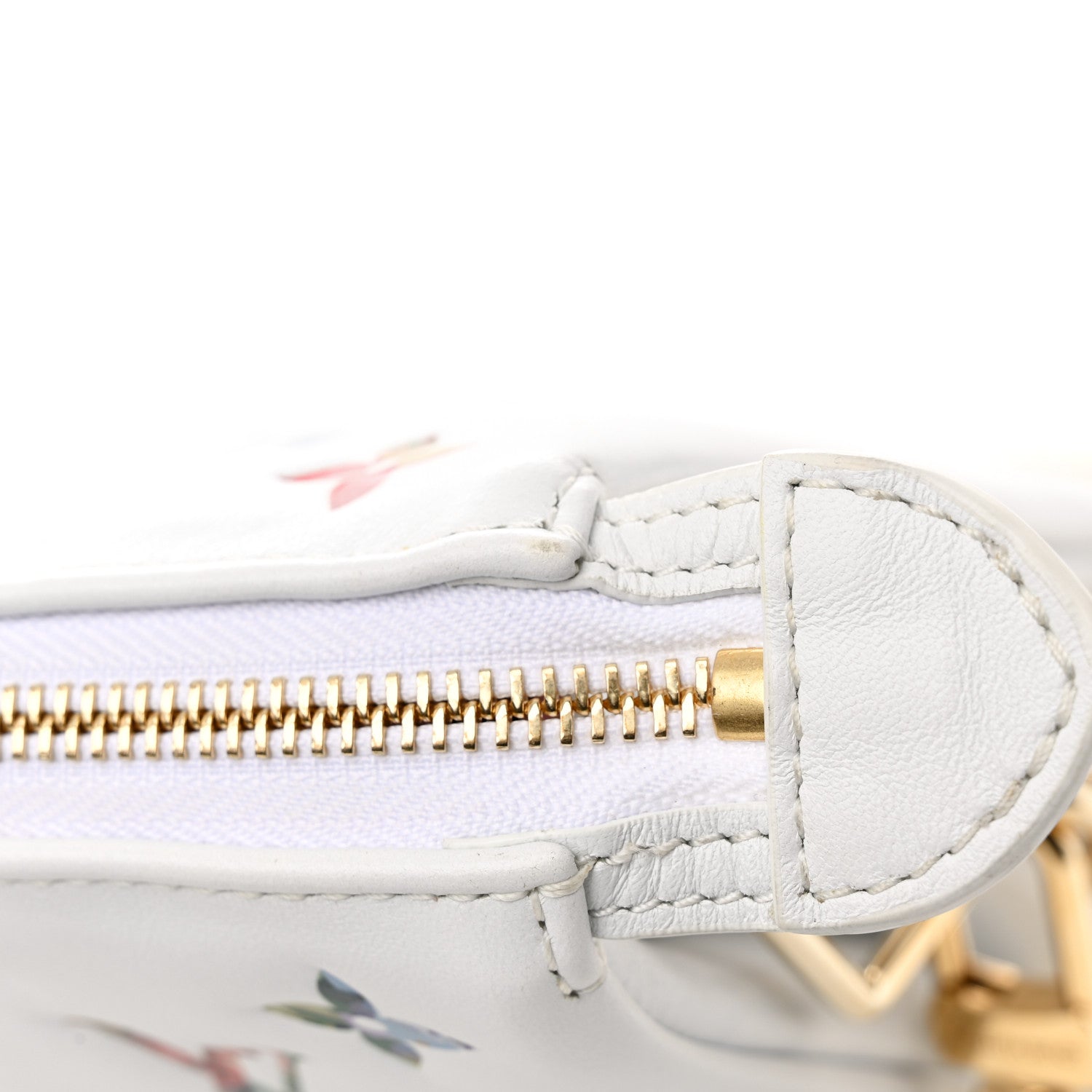 Louis Vuitton Lambskin Embossed Monogram LV Garden Coussin PM Cream 13 of 16