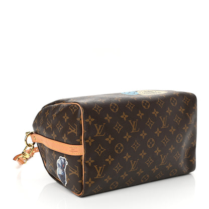 Louis Vuitton Monogram World Tour Speedy Bandouliere 30 4 of 12