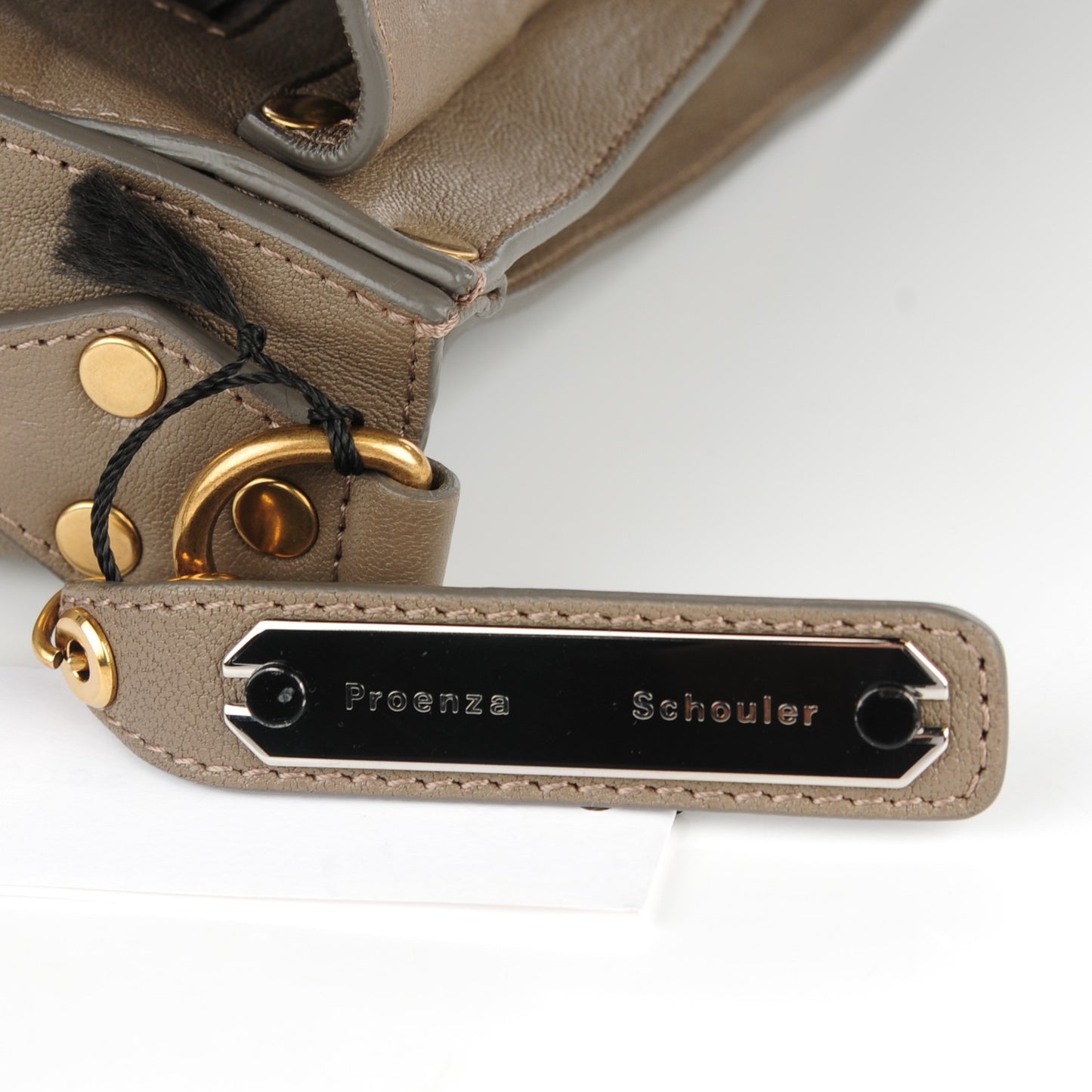 Lambskin Medium PS1 Satchel Smoke