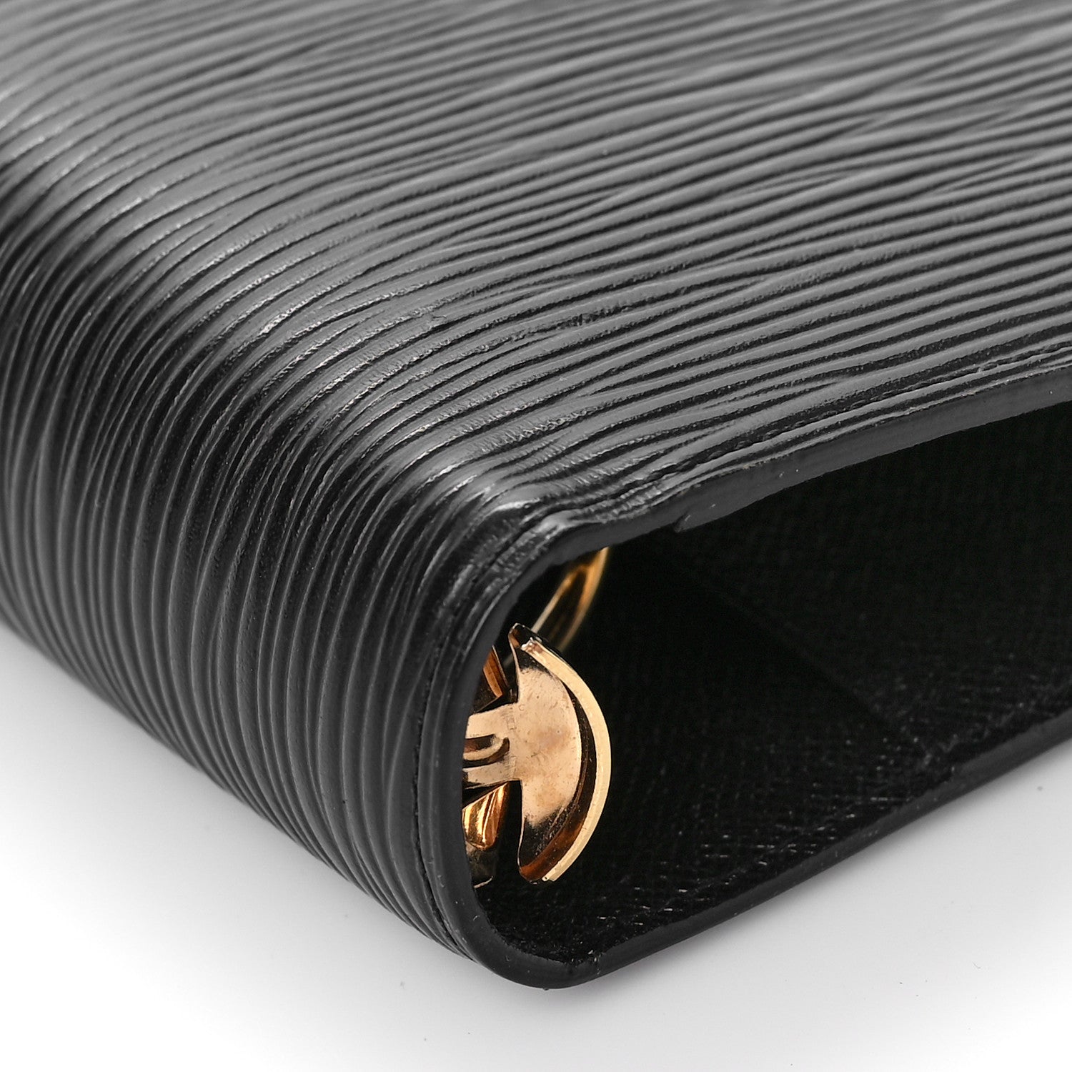 Louis Vuitton Epi Medium Ring Agenda Cover Black 7 of 8