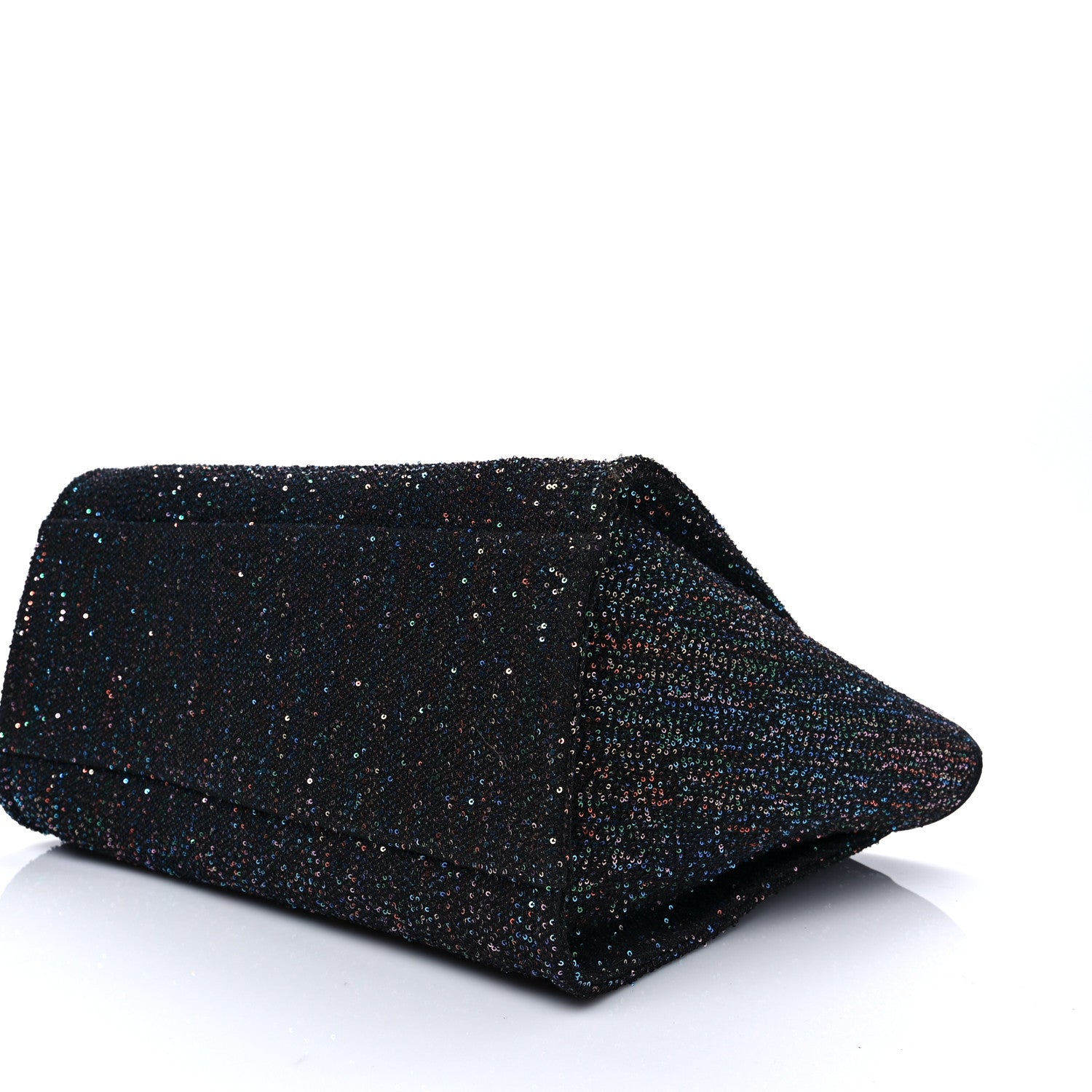 Chanel Viscose Sequins Medium Deauville Tote Black 8 of 9