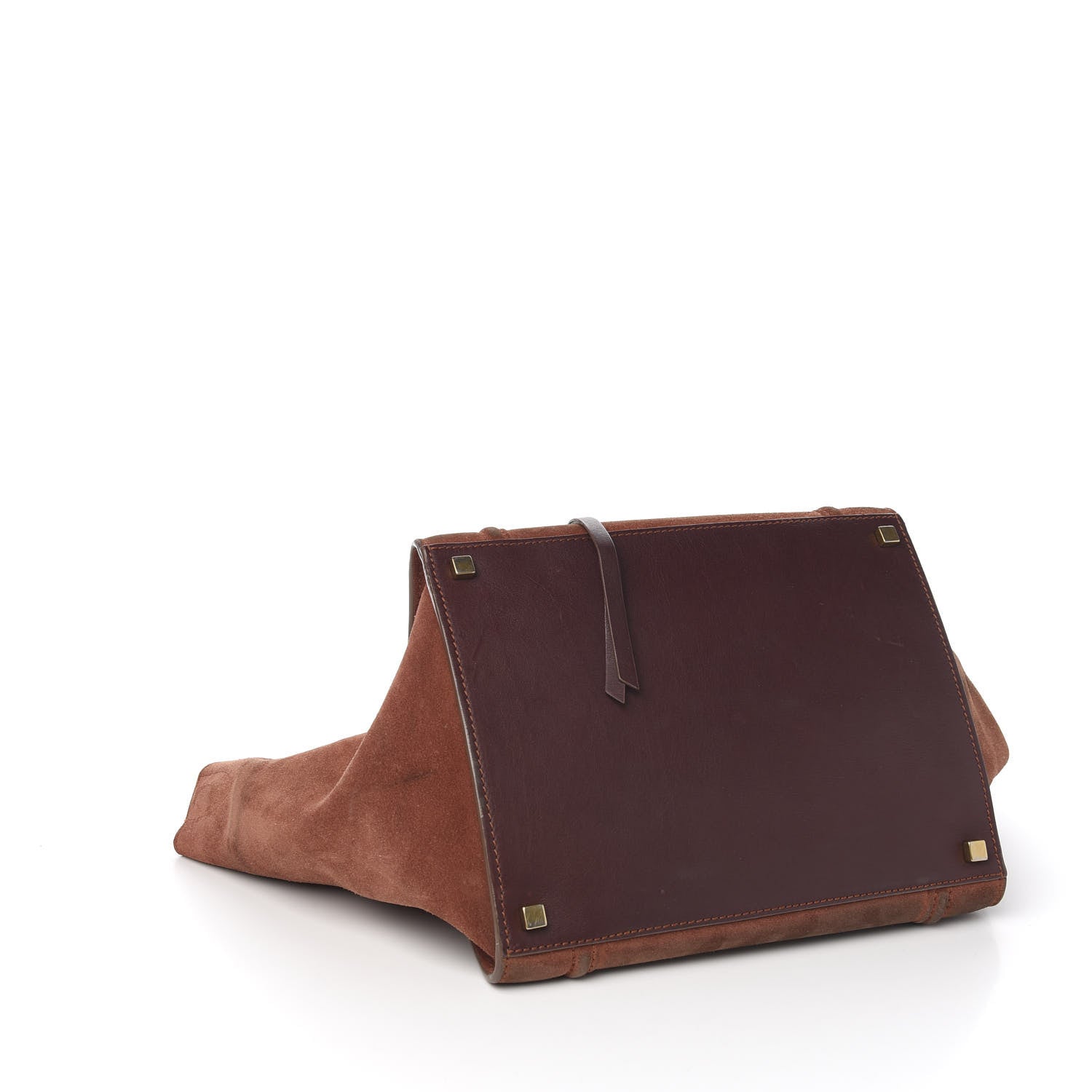 Celine Suede Medium Phantom Luggage Rust 3 of 11