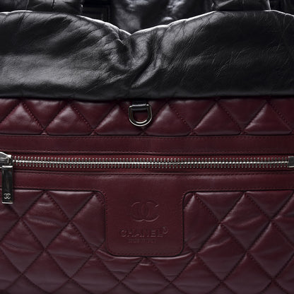 Chanel Lambskin Quilted Medium Coco Cocoon Reversible Tote Black 17 of 17
