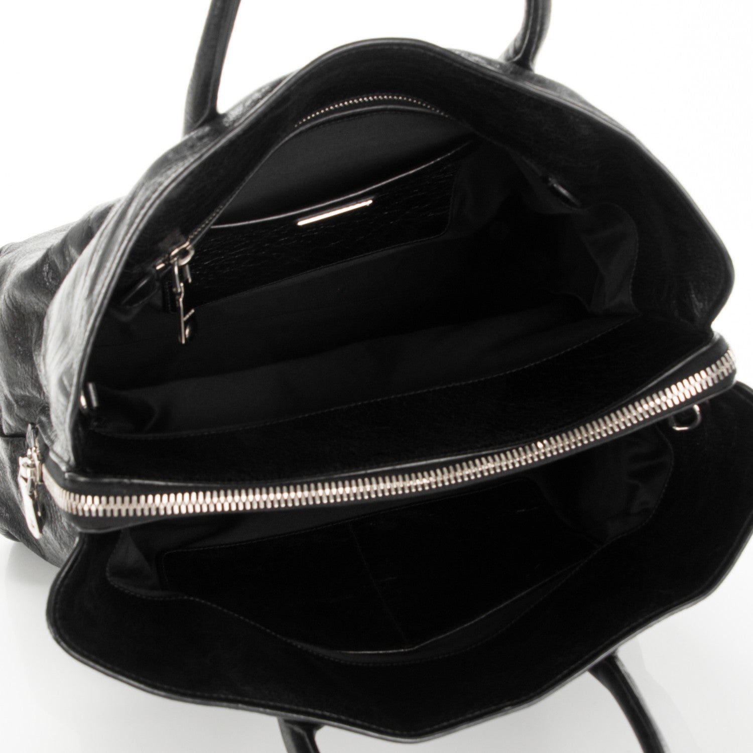 Miu Miu Vitello Shine Top Handle Tote Nero Black 6 of 8