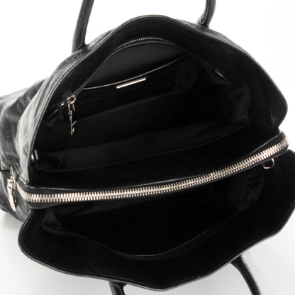 Miu Miu Vitello Shine Top Handle Tote Nero Black 6 of 8