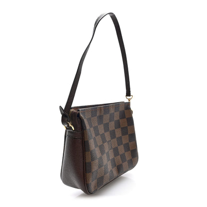 Louis Vuitton Damier Ebene Trousse Make Up Bag Pochette 3 of 9