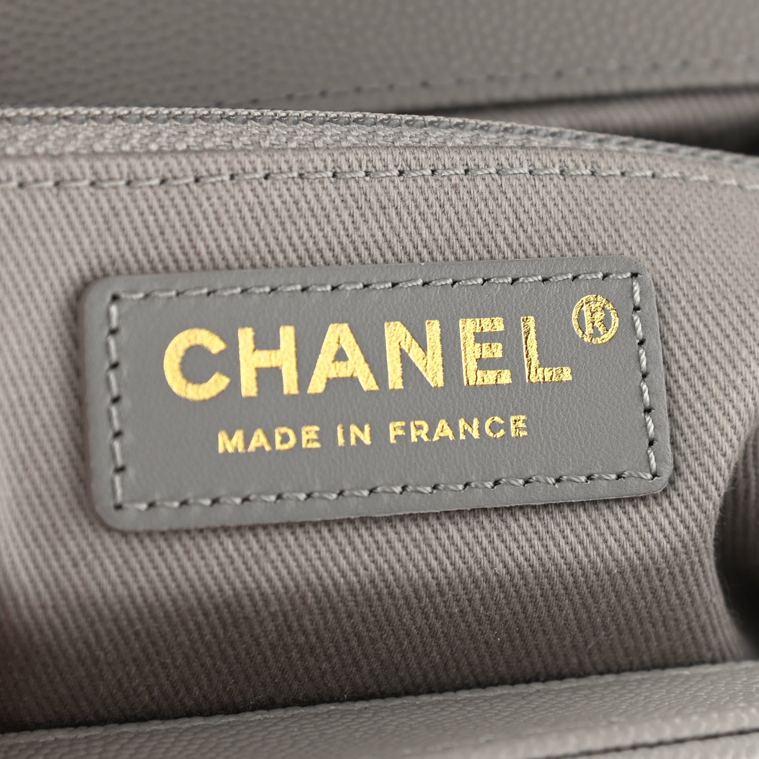 Chanel Caviar Quilted Medium Business Affinity Flap Grey 6 of 11