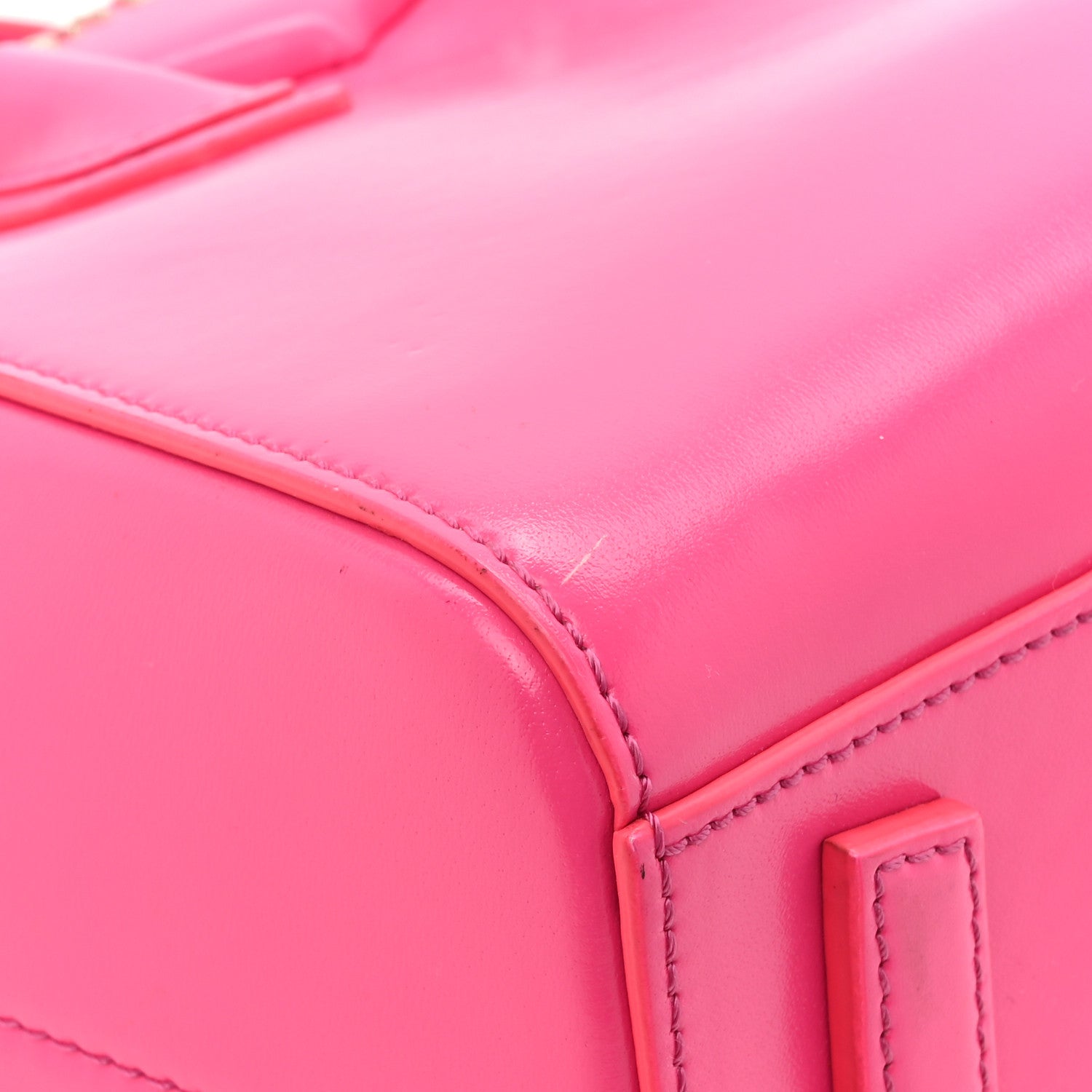 Givenchy Shiny Lord Calfskin Mini Antigona Shocking Pink 10 of 15