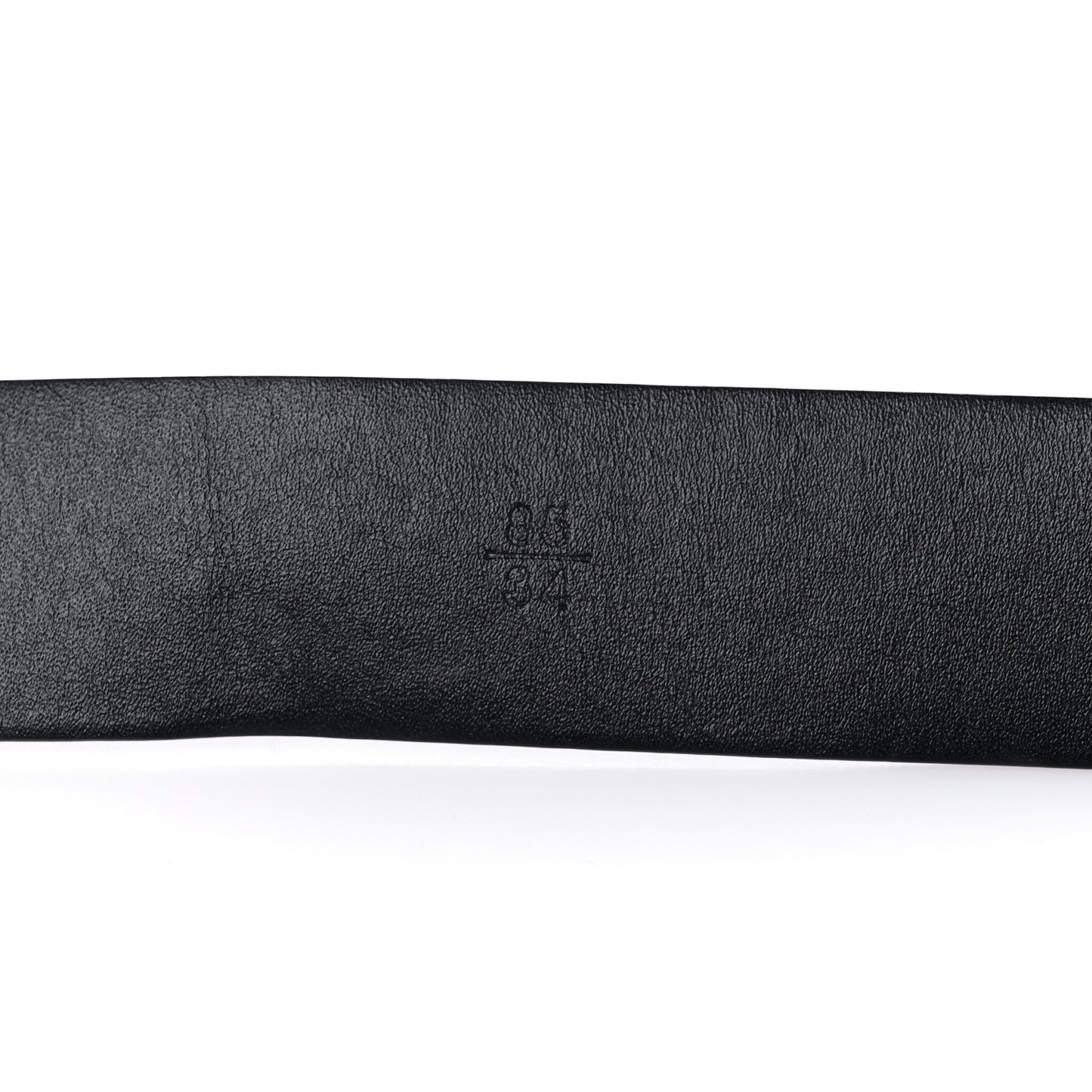 Calfskin Pearl Crystal CC Belt 85 34 Black